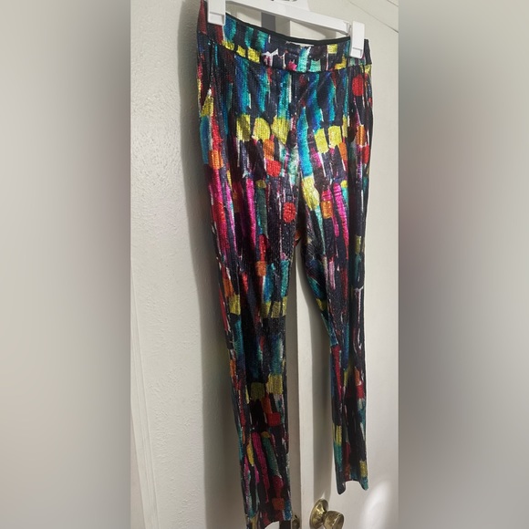 2 piece multi-color pant suit - Picture 8 of 8